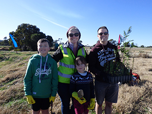 Family at the 2019 Grow West Planting Day